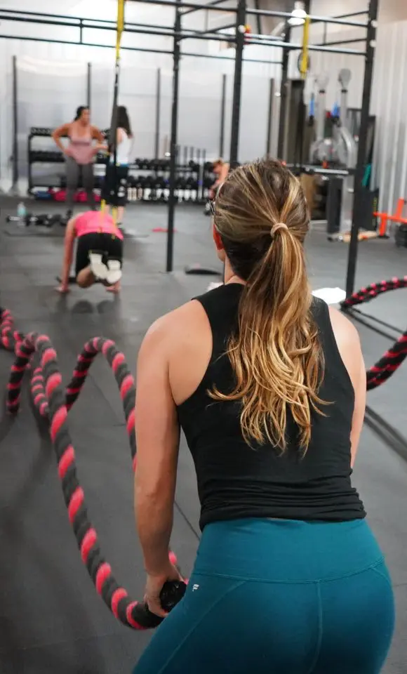 Woman Working Out in Gym 10
